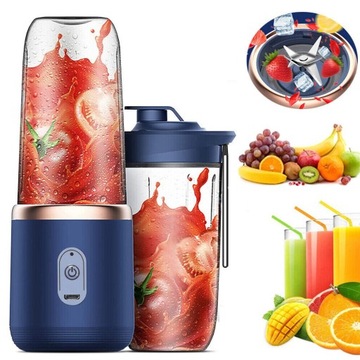 MINI BLENDER KIELICHOWY PRZENOŚNA SOKOWIRÓWKA FRESH JUICE WIELOFUNKCYJNY