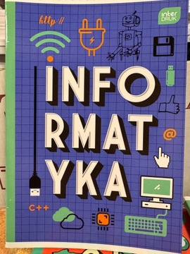 Zeszyt kratka A5 60 kartek informatyka Interdruk miękka