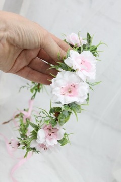 Свадебный венок для причастия, цветочное украшение для волос