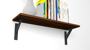 2 ШТ. FEST ПОДДЕРЖКА ПОЛКИ РУЧКА-ВЕРСИЯ ДЛЯ ПОЛКИ - ЧЕРНАЯ 180 мм