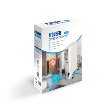 N'OVEEN OH11 2500W масляный радиатор Белый