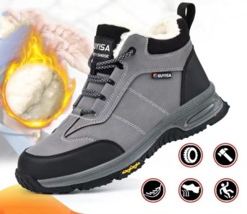 НОВЫЕ ЛЕГКИЕ СПОРТИВНЫЕ РАБОЧИЕ КРОССОВКИ С ИЗОЛЯЦИЕЙ СПОРТИВНЫЕ OHS С НОСКОМ, размер 41