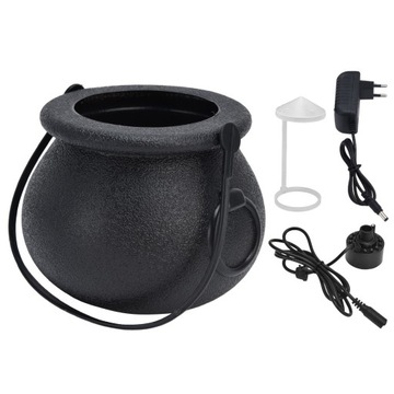 Halloweenowa wiedźma z generatorem mgły LED