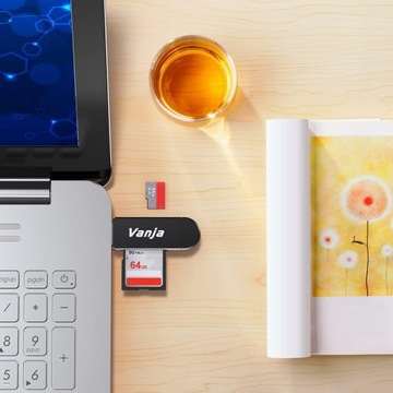 Vanja VJ-CR-01 Устройство чтения карт памяти Type C Адаптер Micro USB и USB 2.0