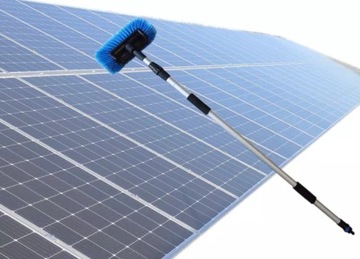 ТЕЛЕСКОПИЧЕСКАЯ ЩЕТКА ДЛЯ УБОРКИ СНЕГА И МЫТЬЯ ФОТОВОЛТАИЧЕСКИХ ПАНЕЛЕЙ 5М метров