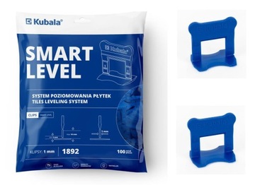 KUBALA KLIPSY SYSTEM DO POZIOMOWANIA 1mm 1500szt