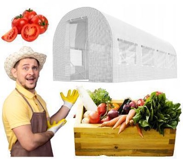 FOLIA NA TUNEL OGRODOWY FOLIOWY 3x4,5 ZAMIENNA TUNELOWA SZKLARNIA FOLIOWA