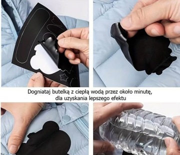 Modne naklejki do naprawy odzieży kurtek do łatania dziur