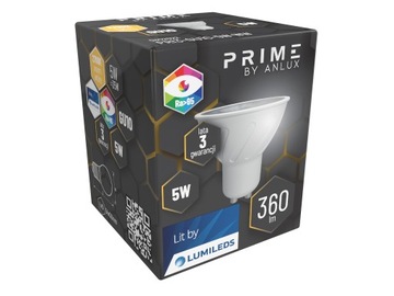 Żarówka LED 5W GU10 ciepły biały