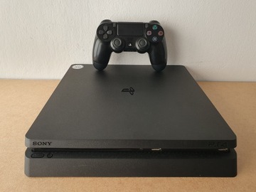 СУПЕР КОНСОЛЬ PS4 SLIM SONY PLAYSTATION 4 500 ГБ + PAD | ПОЛНЫЙ КОМПЛЕКТ