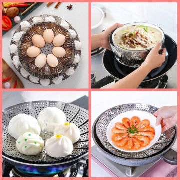 Стальная вставка для приготовления на пару, сетчатая корзина.