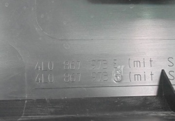 4L0867973G ROLETA KRYT KUFRU ZADNÍ AUDI Q7 4L