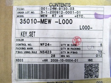 Stacyjka kluczyki zamki HONDA Deauville NT 700