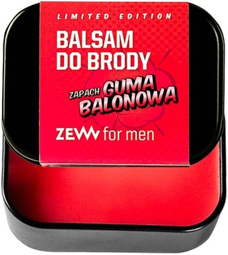 ZEW - Balsam odżywczy i nawilżający do brody o zapachu gumy balonowej 80 ml