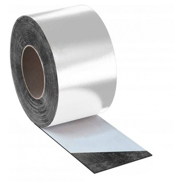 TAŚMA BUTYLOWA DEKARSKA ALUMINIOWA 50mm 10MB SREBRNA DACHOWA USZCZELNIAJĄCA