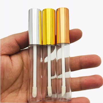 10/50pcs New 10ml Refillable Lip Gloss Tubes