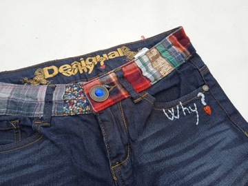 24 DESIGUAL DAMSKIE SPODNIE JEANS DŻINSY JEANSOWE