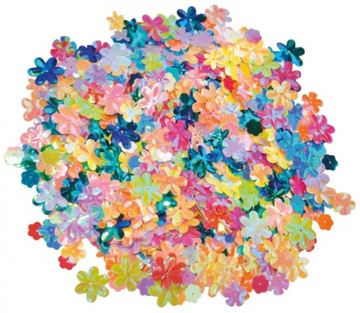DIY Konfetti Cekiny kwiaty błyszczące Ø5-20 mm250g