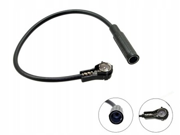 REDUKCJA ANTENOWA DIN > ISO NA KABLU ADAPTOR