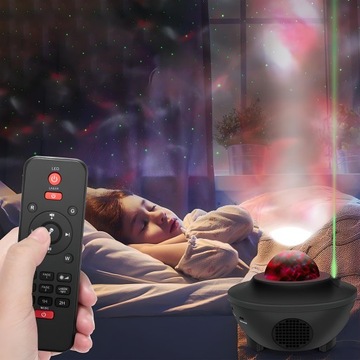 ПРОЕКТОР STAR STARS SKY LED НОЧНИК USB-ПРОЕКТОР + ПУЛЬТ BLUETOOTH
