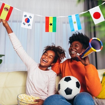 Ga-Top 32 Flags Soccer String
