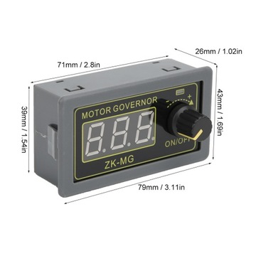 РЕГУЛЯТОР СКОРОСТИ КОНТРОЛЛЕР ДВИГАТЕЛЯ DC5-30V 5A