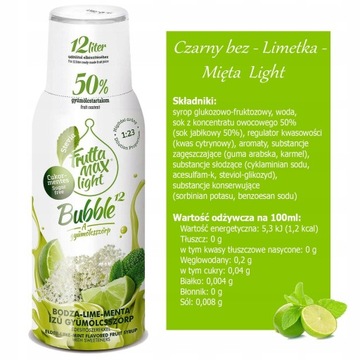 Набор из 4 сиропов для карбонизатора Soda FruttaMax Light: Бузина и Апельсин.