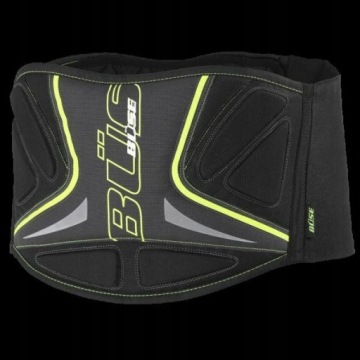 Ремень BUSE Outlast черного цвета с неоновым узором S