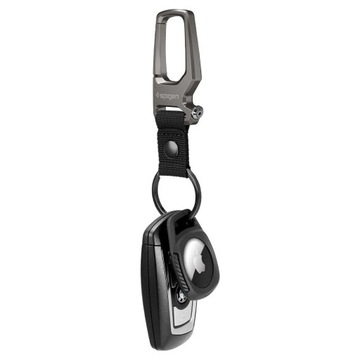 Чехол AirTag, Spigen Rugged, чехол с брелоком для ключей