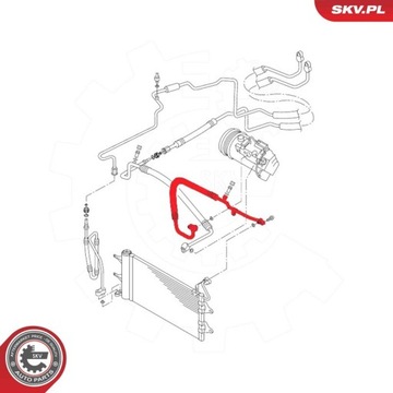 ESEN SKV PŘÍVOD KLIMATIZACE 54SKV705
