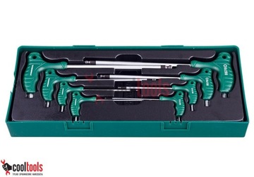 Набор шестигранных ключей с шариком и ручкой Jonnesway H10MB08SP u