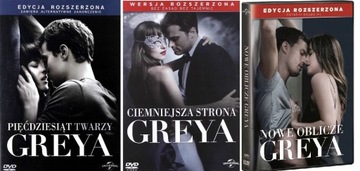 KOLEKCJA: PIĘĆDZIESIĄT TWARZY GREYA (3DVD)