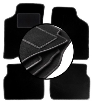 Velurové koberce komplet pro: Kia Sephia I sedan (1994-1997)