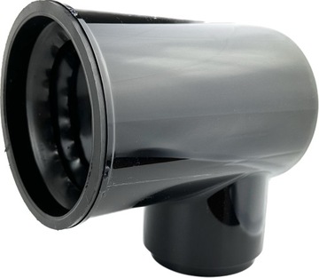 Adapter PVC 110 kolano rury 90 i 100 GALECO czarny