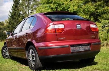 Seat Leon I Hatchback 1.6 105KM 2000 Seat Leon 1,6 Benzyna 105KM Oryginalny przebieg 187tys km Klimat. sprawna, zdjęcie 5