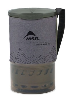 Aluminiowy garnek MSR Windburner Accessory Pot 1.0 l - gray