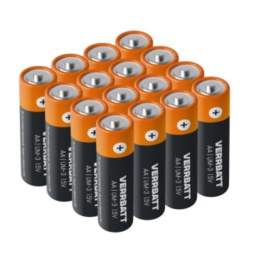 BATERIE PALUSZKI AA DO ZABAWER R6 UM-3 ZESTAW 16 SZTUK