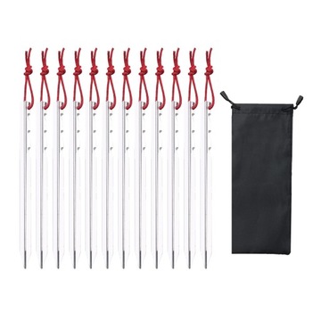 Kotwy do namiotu kempingowego Metal 12 szt