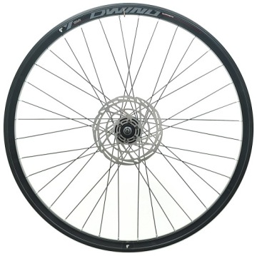 Přední kolo 26 palců, přední kuželové kotoučové brzdy, kotouč 160 mm