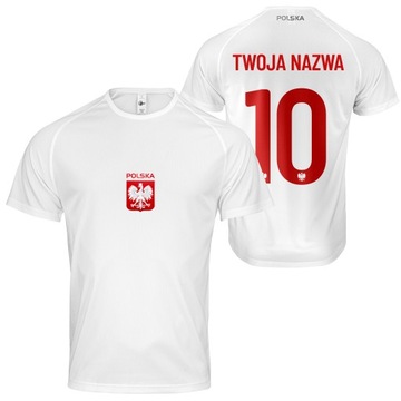 Koszulka Reprezentacji Polski z Imieniem i Numerem