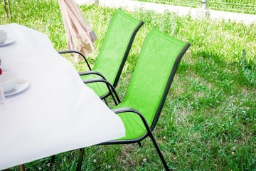 STRONG САДОВЫЙ СТУЛ, МЕТАЛЛ, ЗЕЛЕНЫЙ, СОВРЕМЕННАЯ МЕБЕЛЬ ДЛЯ ТЕРРАСЫ, БАЛКОНА