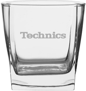 Zestaw 2 szklanek do Whisky, grawer TECHNICS