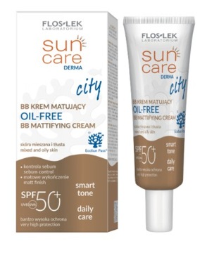 FLOSLEK SUN CARE DERMA BB KREM MATUJĄCY SPF 50+