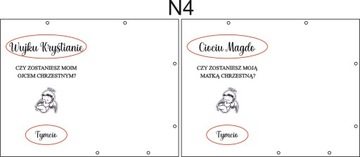Ramka ciociu wujku czy zostaniesz moją chrzestną prośba do chrzestnych