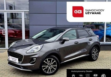 Ford Puma II Crossover 1.0 EcoBoost mHEV 125KM 2021 Ford Puma 1.0 PB 125KM M6 Titanium Design Salon PL Serwis ASO Gwarancja