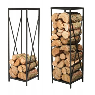 ПОДСТАВКА ДЛЯ ДРОВ ПОЛКА МЕТАЛЛ КАМИННАЯ ПОЛКА ЛОФТ КОРЗИНА ВЫСОКАЯ