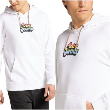 LEE PRIDE HOODIE MĘSKA BLUZA Z KAPTUREM LOGO L