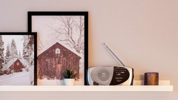 БЕСПРОВОДНОЕ ПОРТАТИВНОЕ АНАЛОГОВОЕ КУХОННОЕ РАДИО