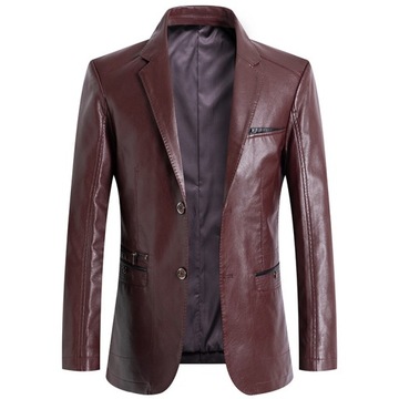 Stylowa Męska Kurtka Skórzana Z Owczego Skóry – Modny Look Z Nutą Elegancji