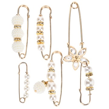 Biżuteria perłowa Broszka Rhinestone Boutonni